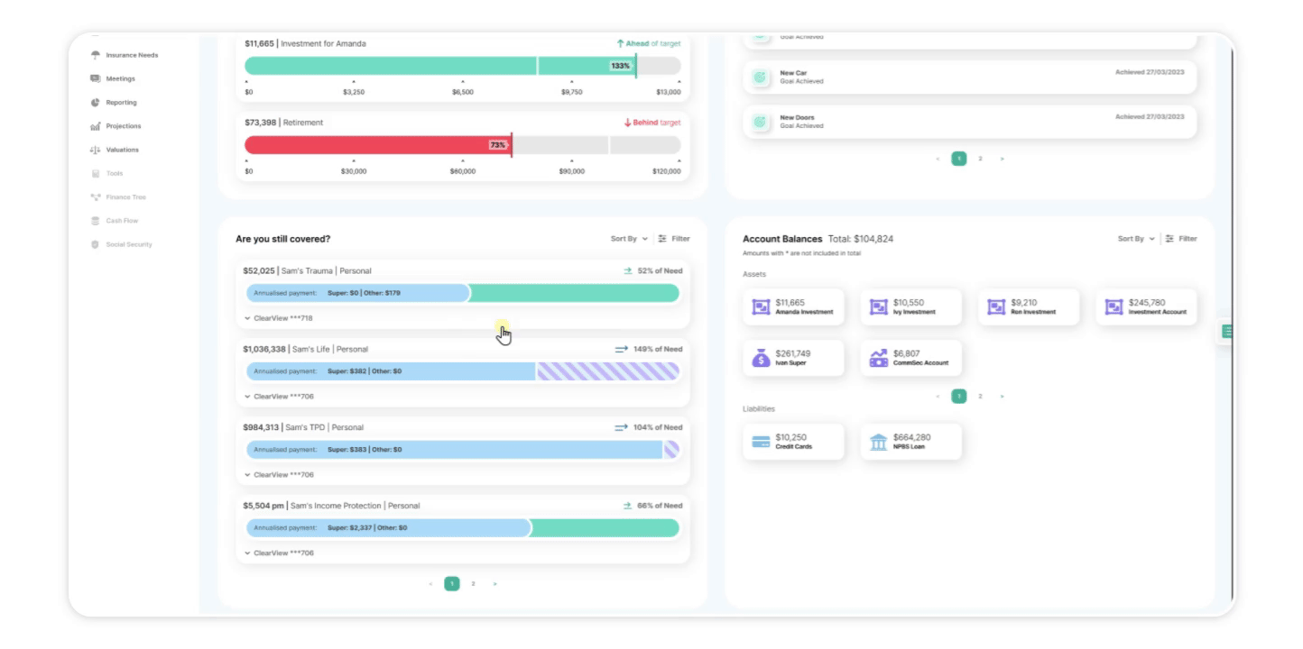Professional branded dashboard view from Beegle